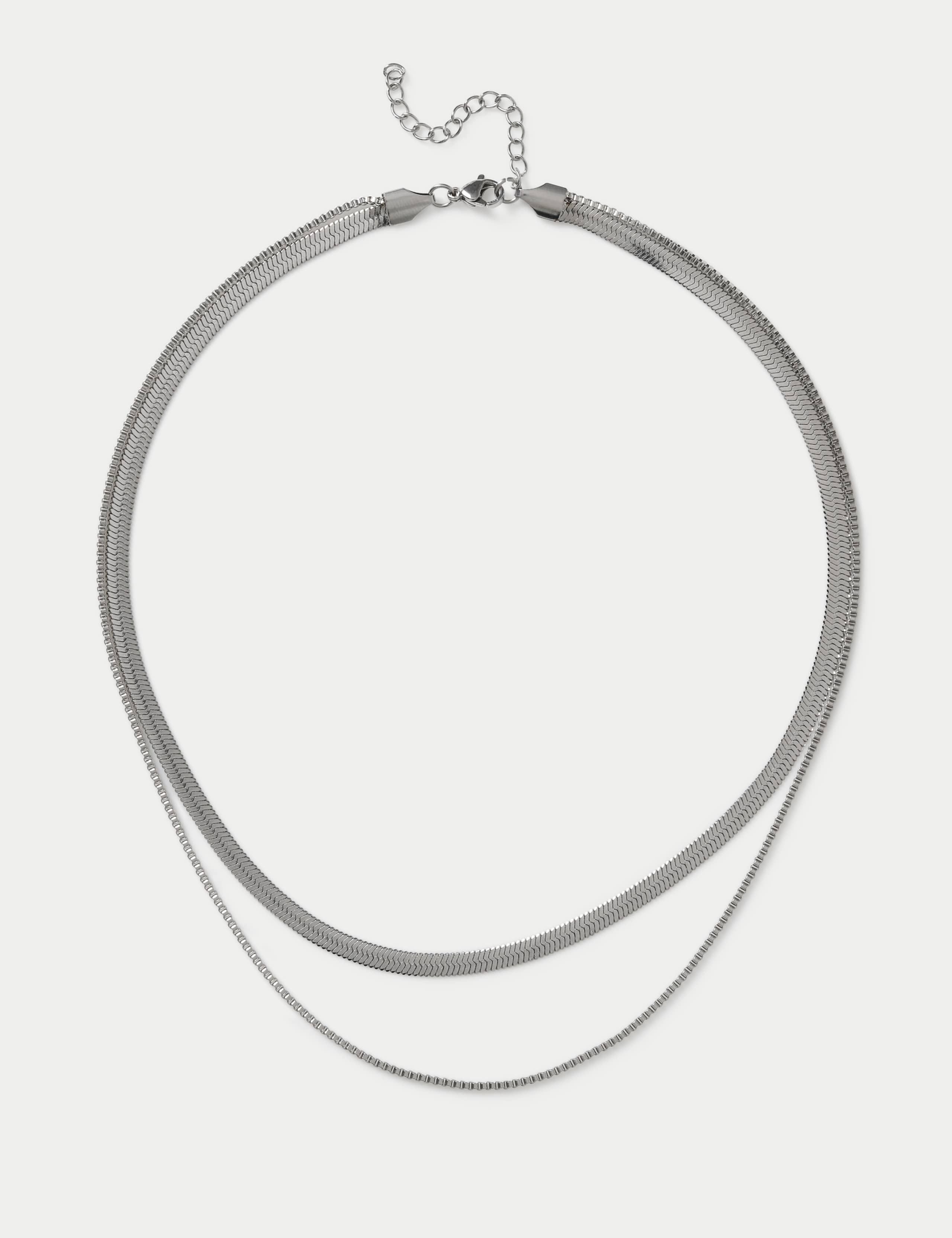 M&S snake chain necklace 2 pack, UK version