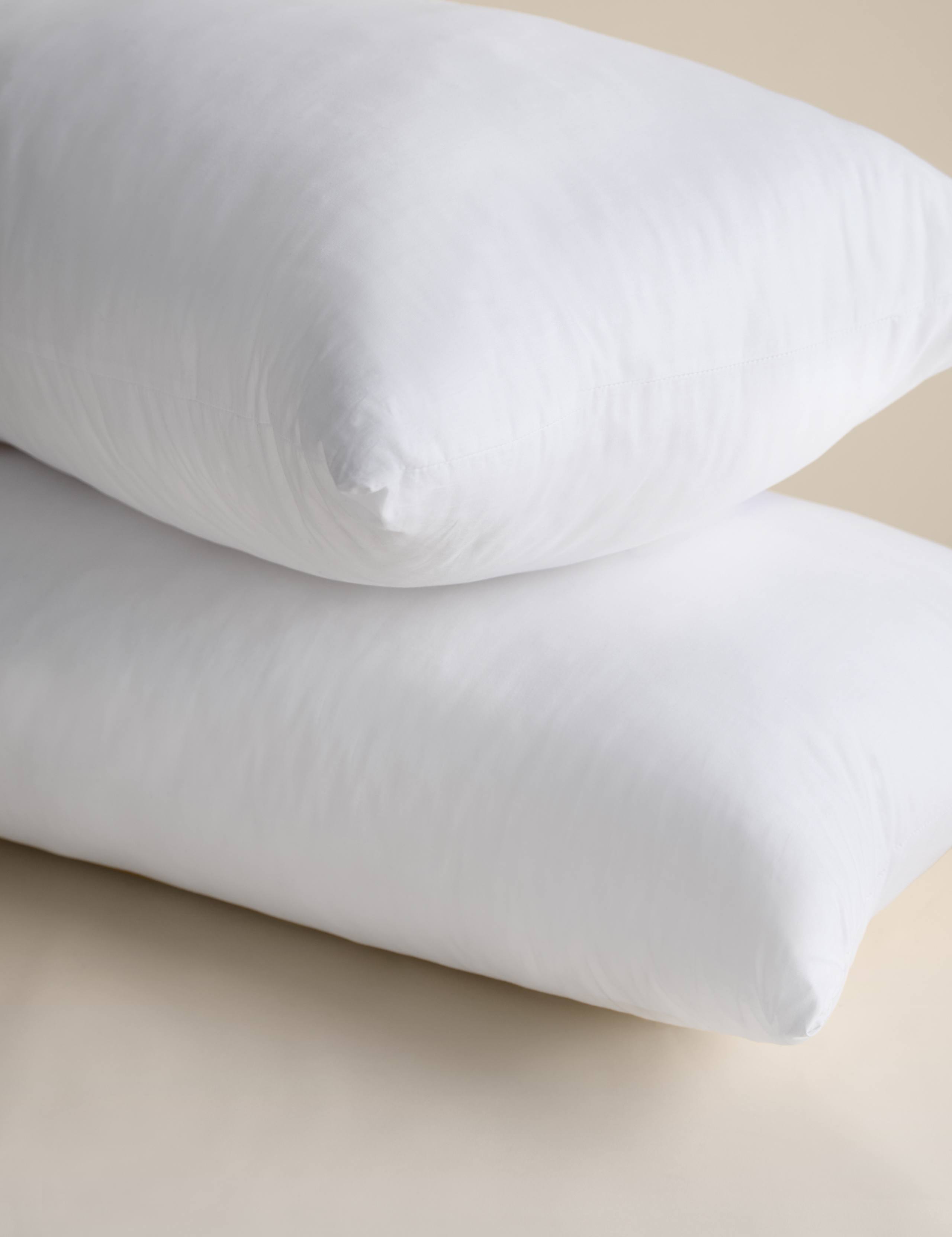 Firm Stay Cool pillows pack of two in cotton (British brand)