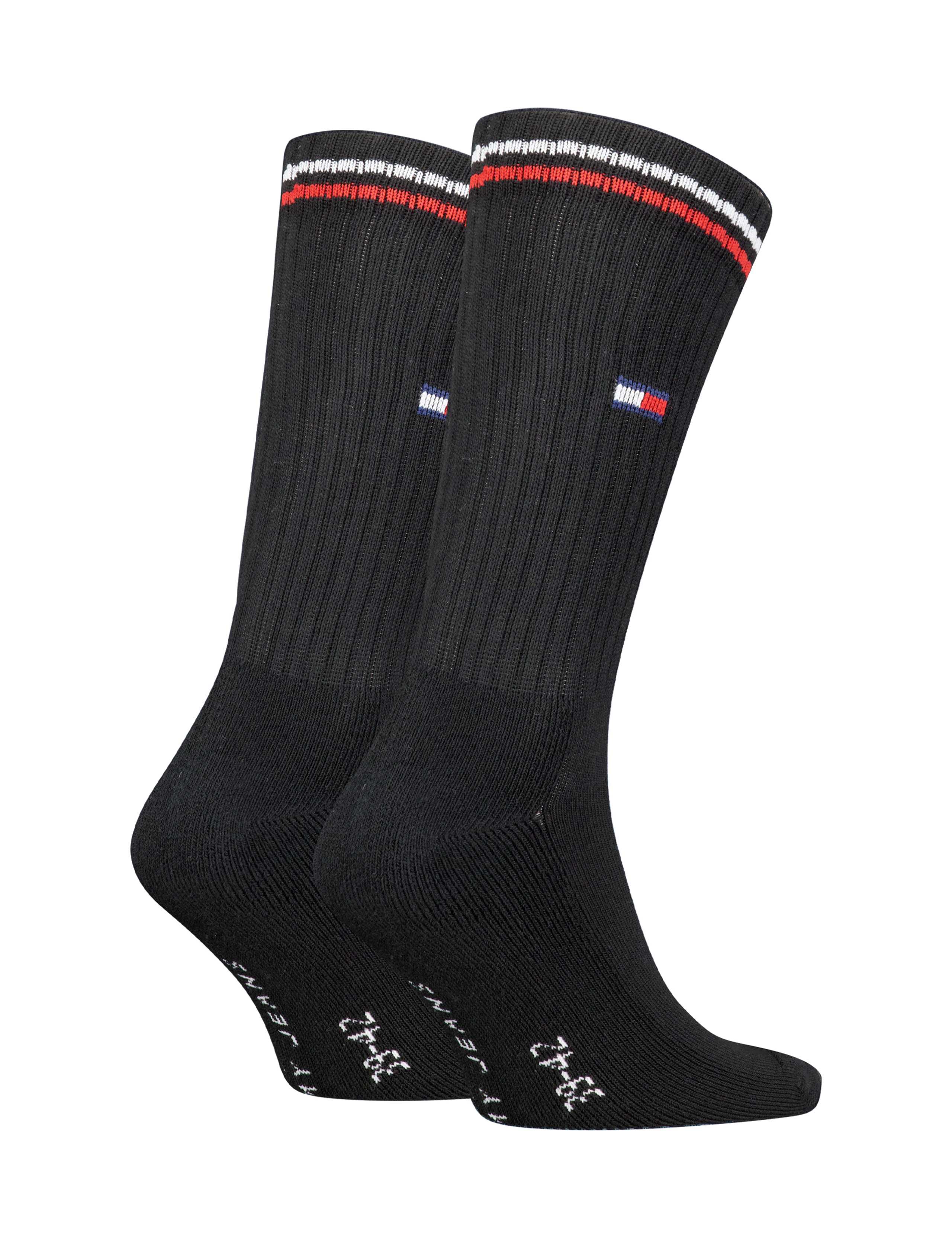 جوارب رياضية Tommy Hilfiger عبوة من 2 بأطراف مخططة (ماركة بريطانية)