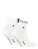 Tommy Hilfiger cotton rich quarter socks 2 pack (British brand)