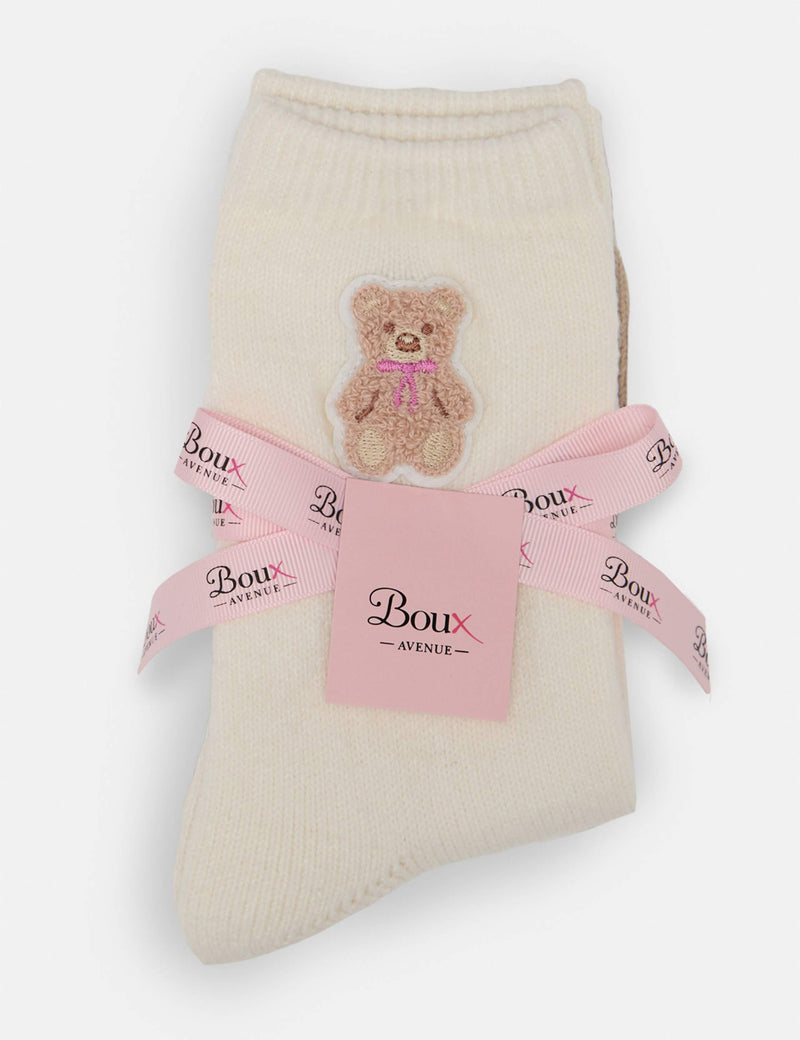 Boux Avenue 2 pack teddy bear fluffy socks, imported from the UK