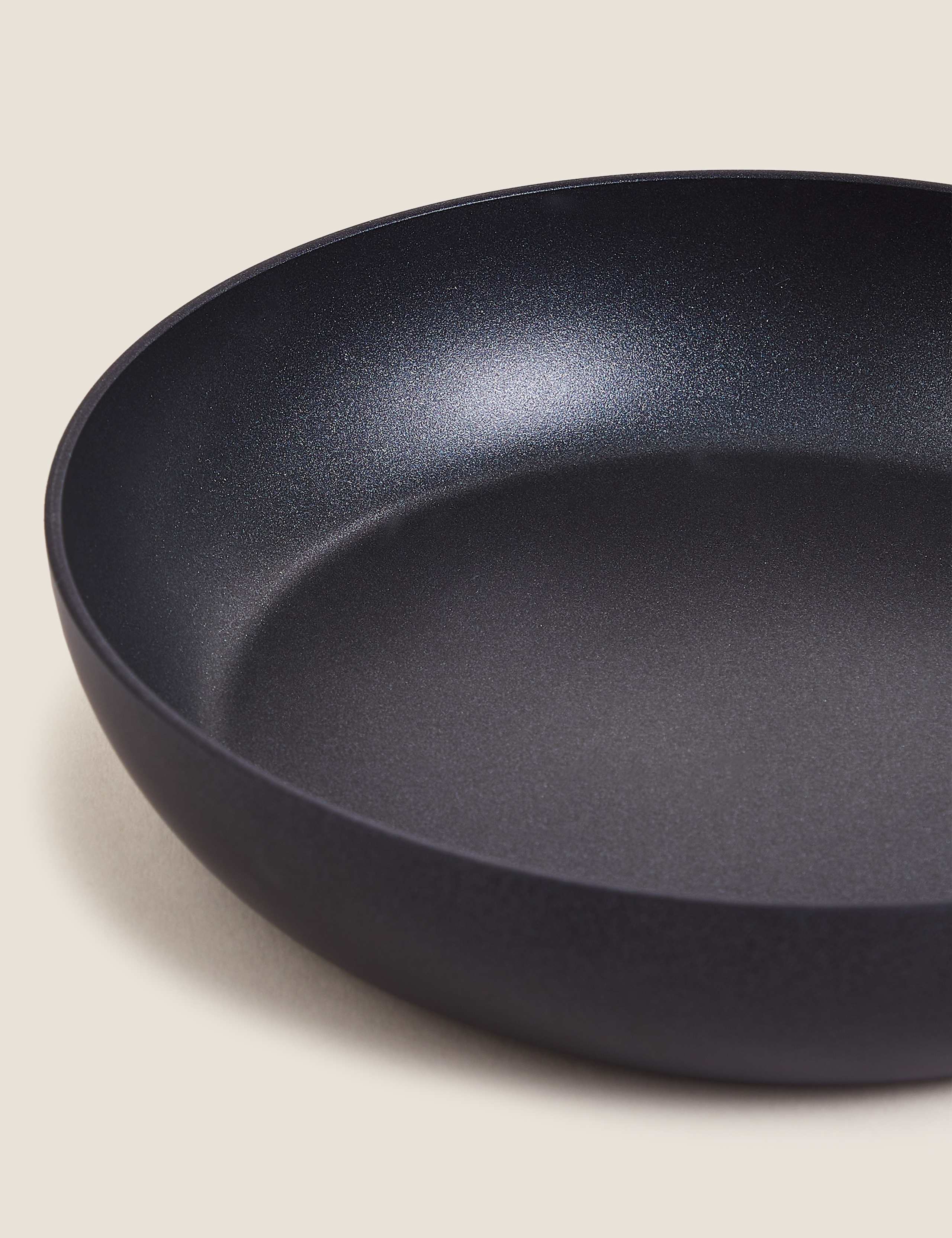 Black aluminium non-stick frying pan set 2 piece, UK version