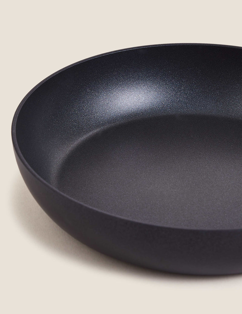Black aluminium non-stick frying pan set 2 piece, UK version