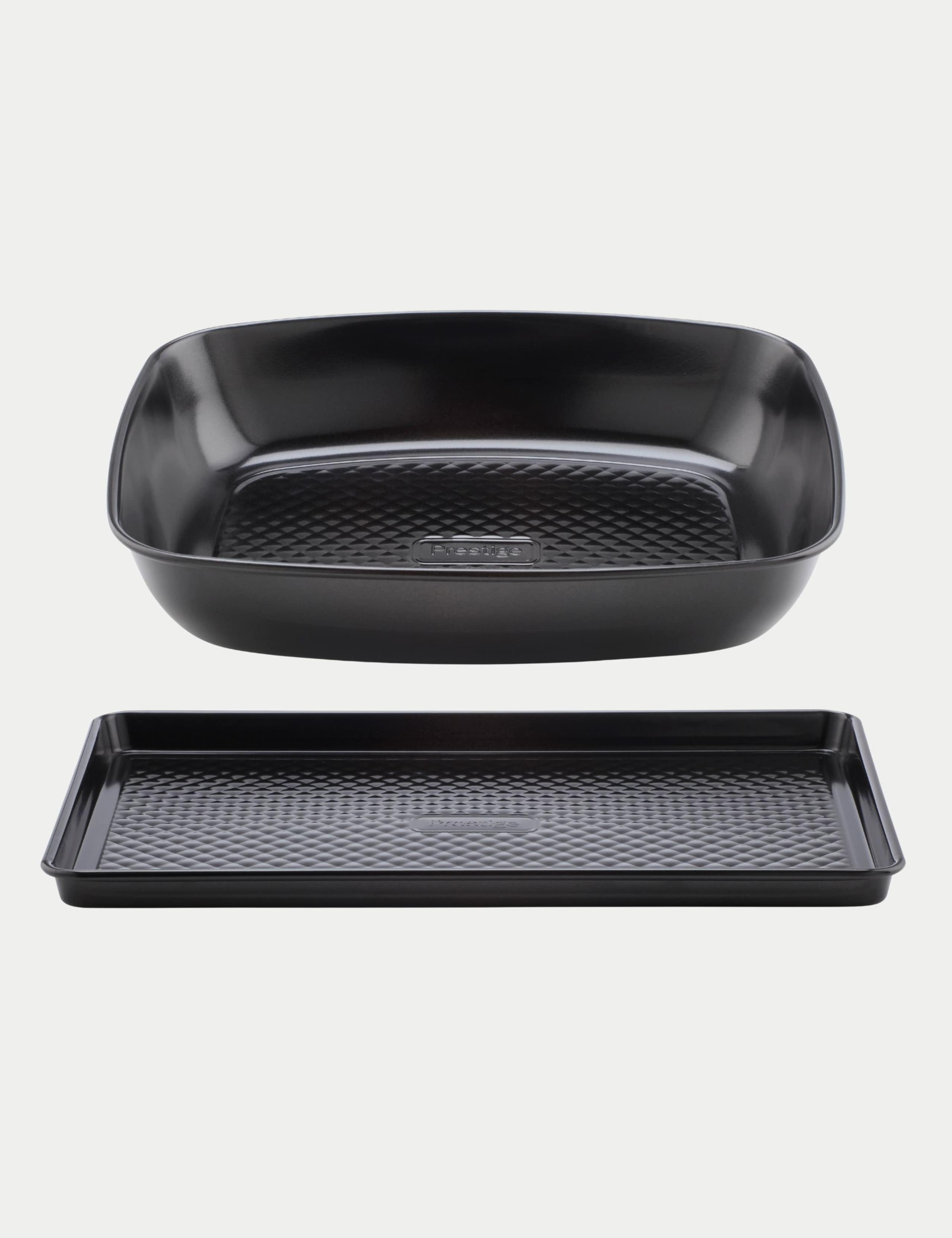 Prestige Inspire carbon steel roaster and tray set, UK version