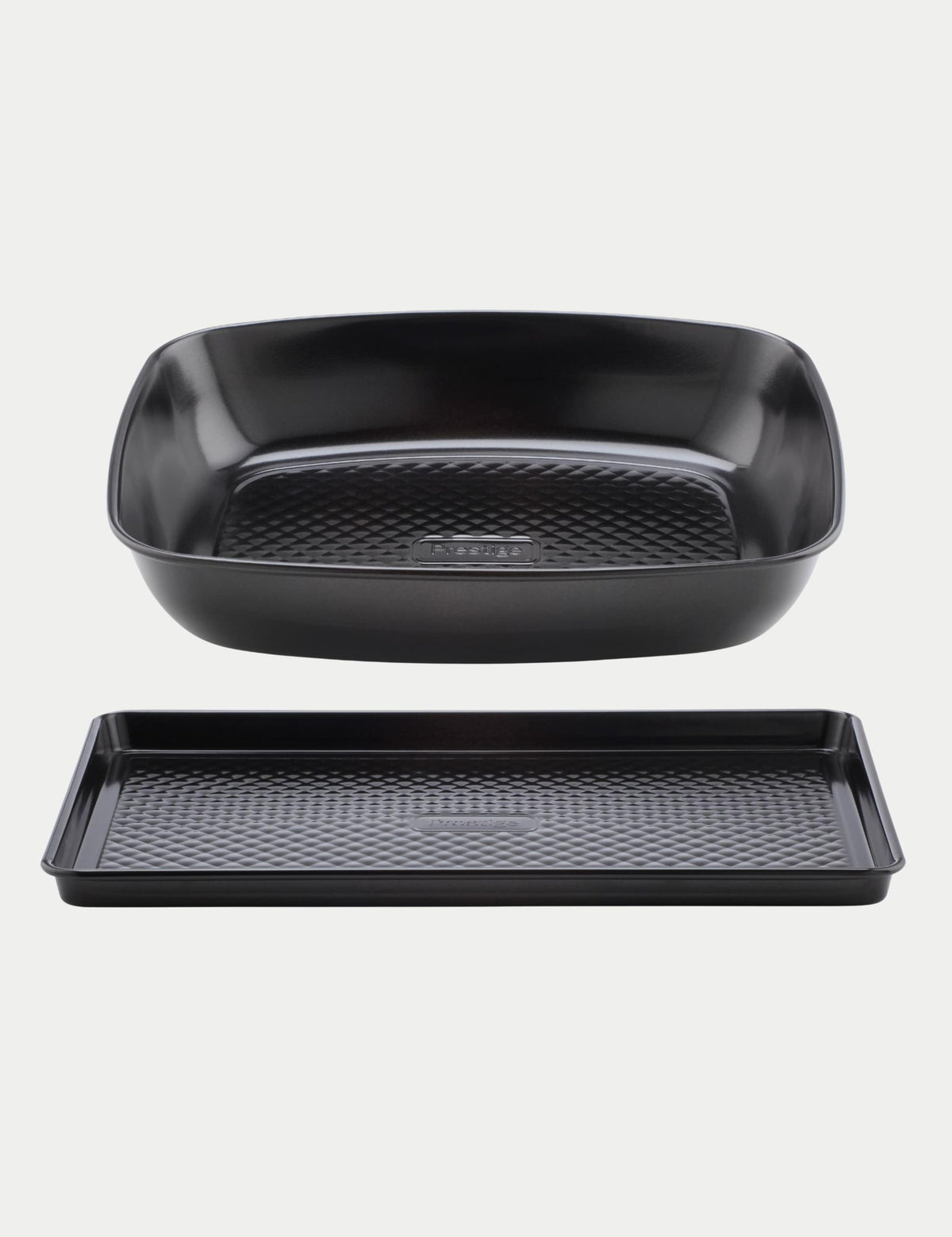 Prestige Inspire carbon steel roaster and tray set, UK version