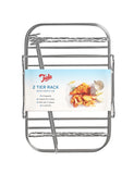 Tala 2 tier stainless steel air fryer rack with skewers, UK version