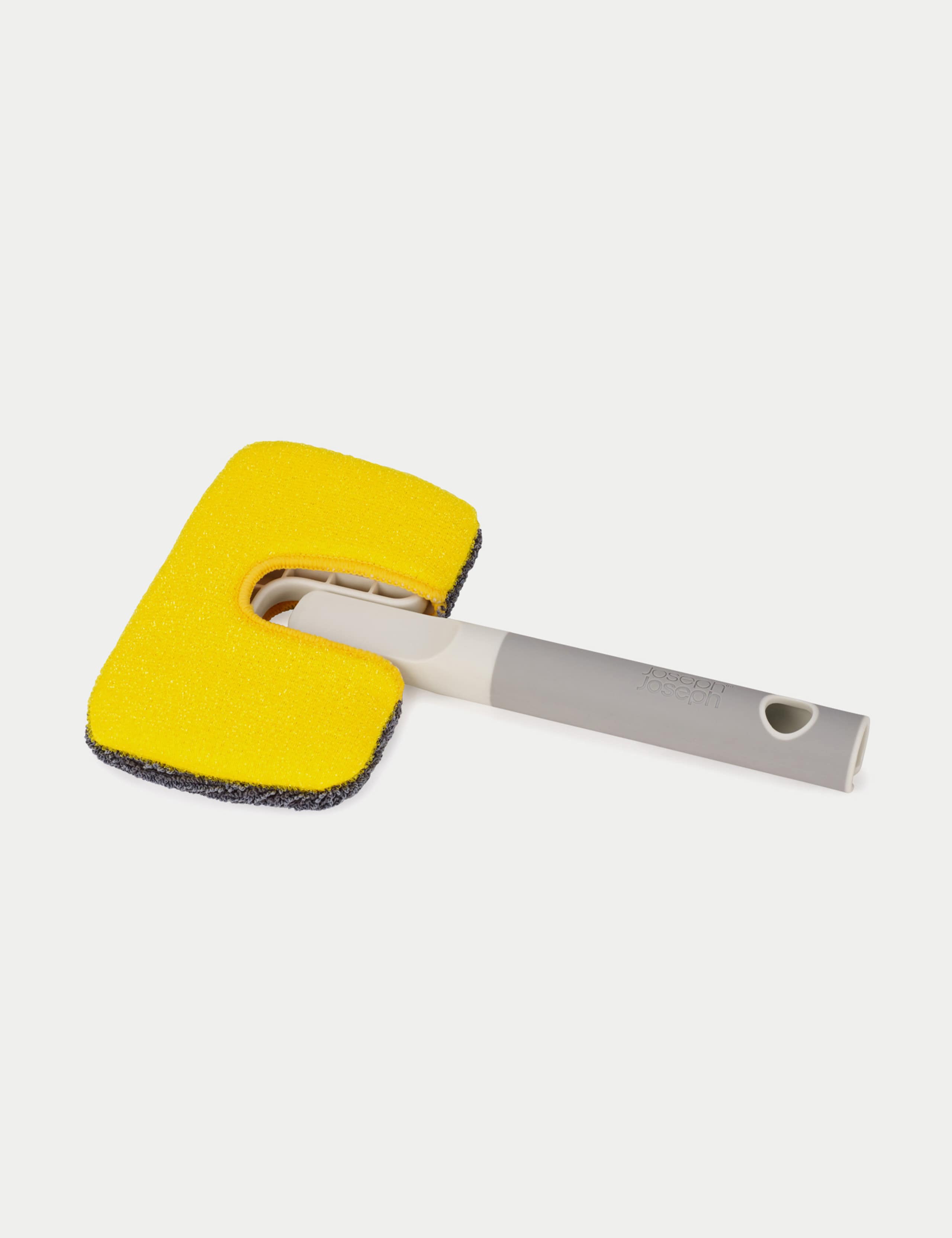 Joseph Joseph 2-in-1 scrubber with microfibre and scourer, imported from the UK