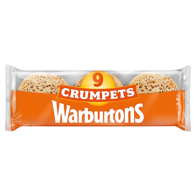 Warburtons Crumpets   9 per pack