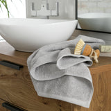 Home Essentials grey hand towel 50x80cm, UK version