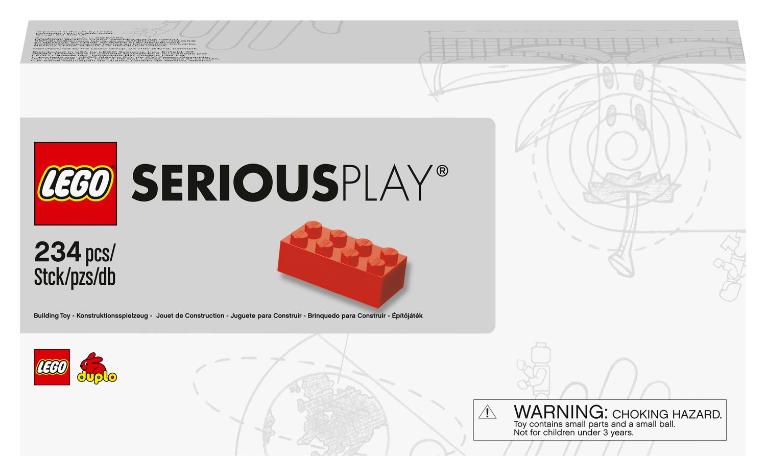 Lego Serious Play Starter Kit 234 Pieces (British brand)