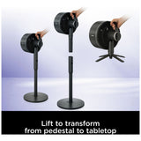 Shark FlexBreeze Pedestal Fan Black 13 inch, imported from the UK
