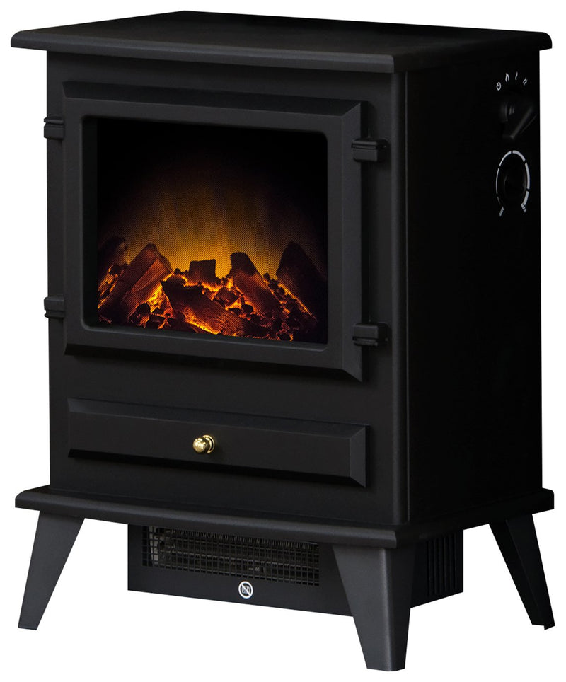 Adam Hudson black electric stove 54.6x41x31cm - British product