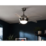 Argos Home Manhattan ceiling fan Satin Nickel 108cm - British product
