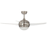 Argos Home Manhattan ceiling fan Satin Nickel 108cm - British product