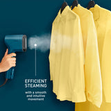 Tefal handheld garment steamer Alpine Blue (British brand)