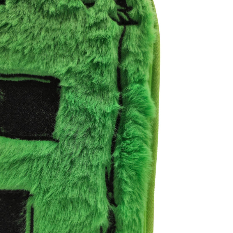 Minecraft Creeper faux fur lunch bag - British product