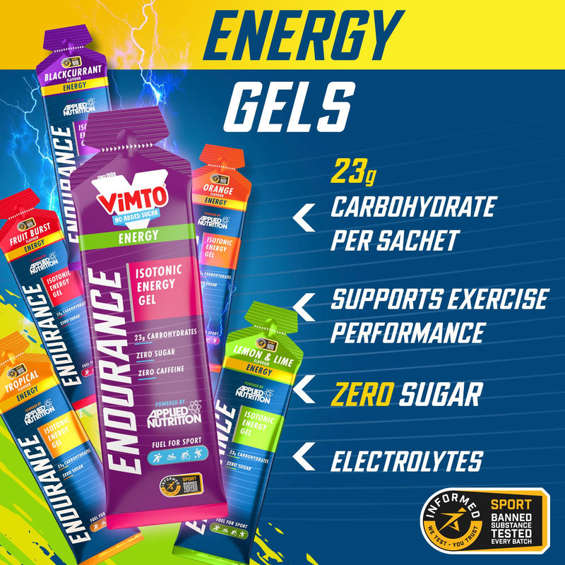 Applied Nutrition Energy Gel Vimto Flavour 60g - British product