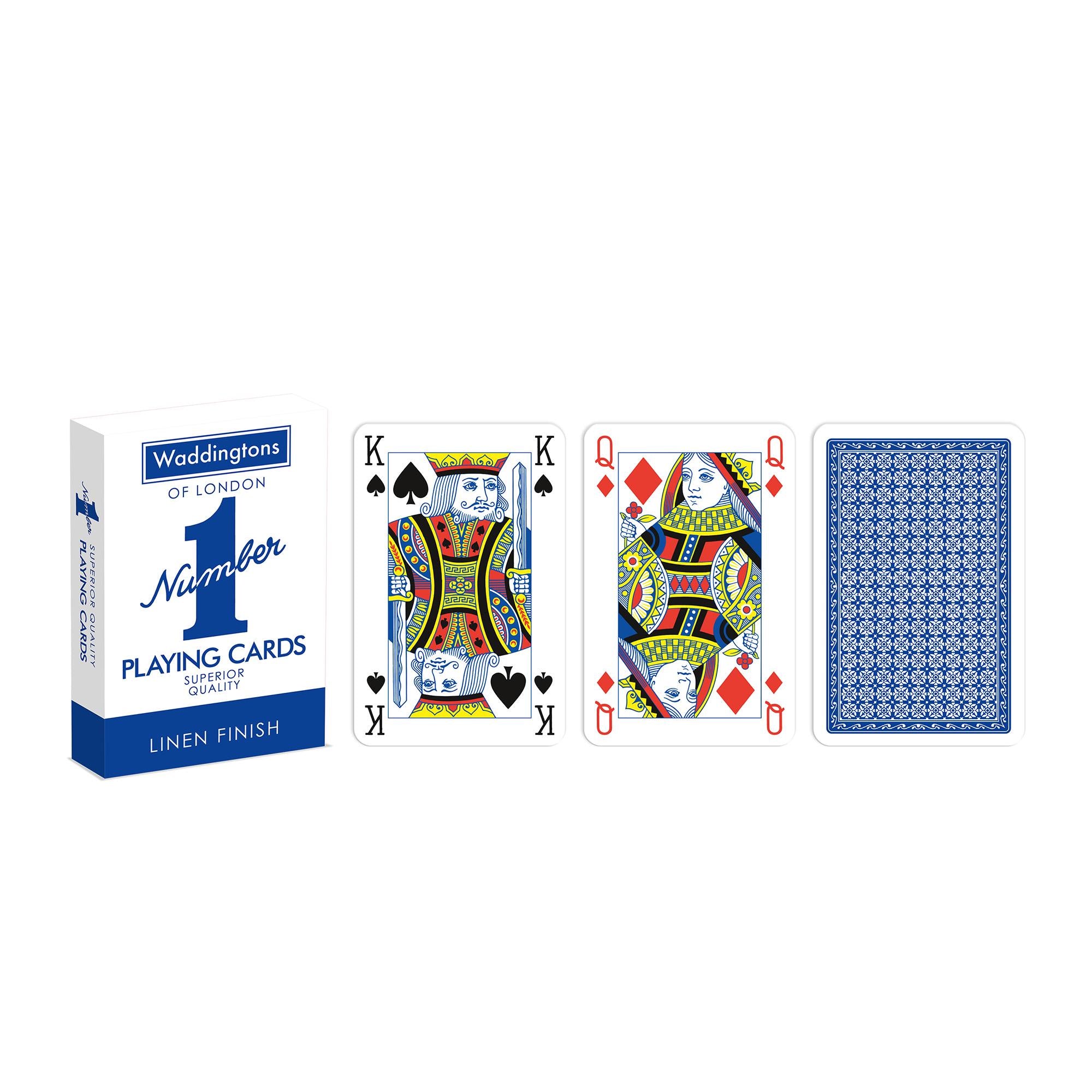 Waddington's Number 1 Playing Cards 52 Card Deck - British product