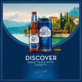 Angelo Poretti Italian lager 4x568ml cans, imported from the UK