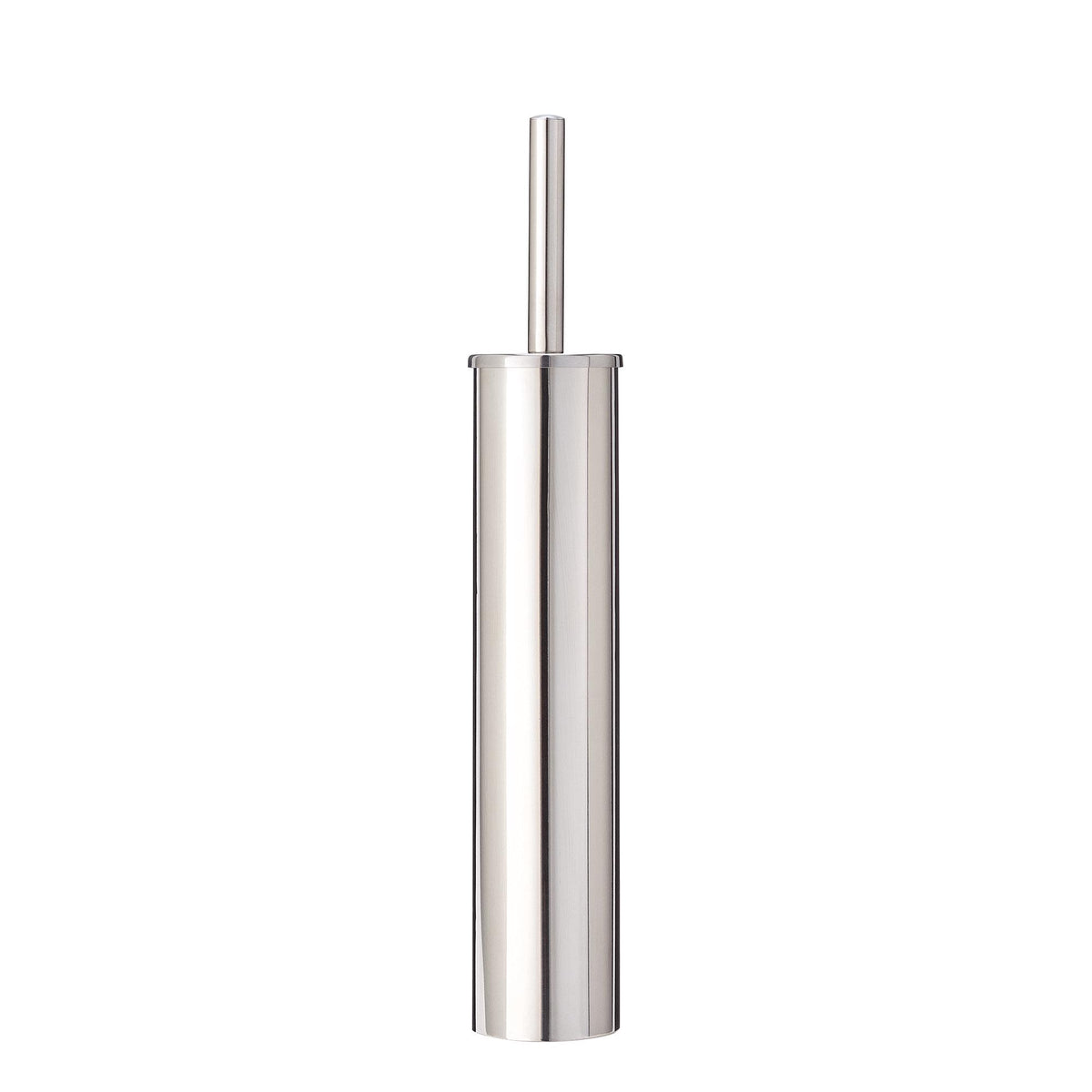 Habitat slimline chrome toilet brush with lid (British brand)