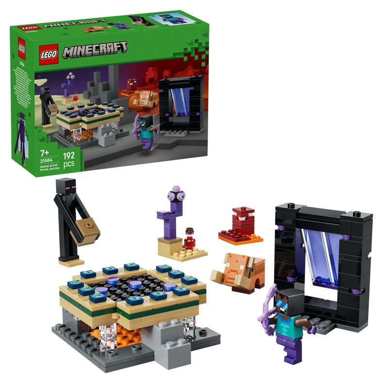 LEGO Minecraft Nether & End Portal Journey toy - British product