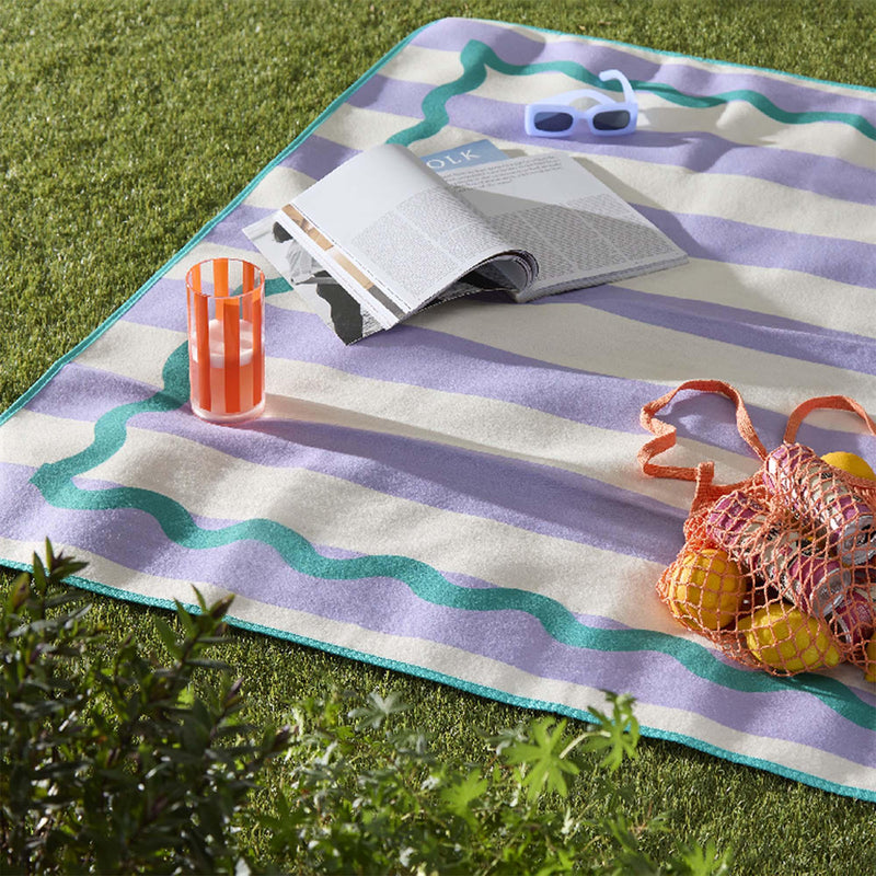 Sainsbury's Home Scandi Wiggle picnic rug 135x135cm (British brand)