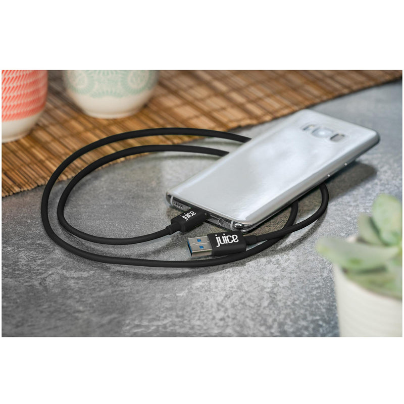 Juice USB Type-C cable 1m black, imported from the UK