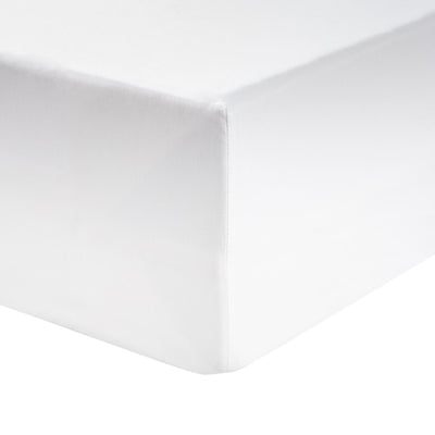 Sainsburys White 400 Thread Count Egyptian Cotton Fitted Bed Sheet- Buy online at McGrocer