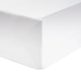 White 400 Thread Count Egyptian Cotton Fitted Bed Sheet