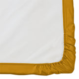 Habitat cotton rich fitted sheet mustard plain, UK version
