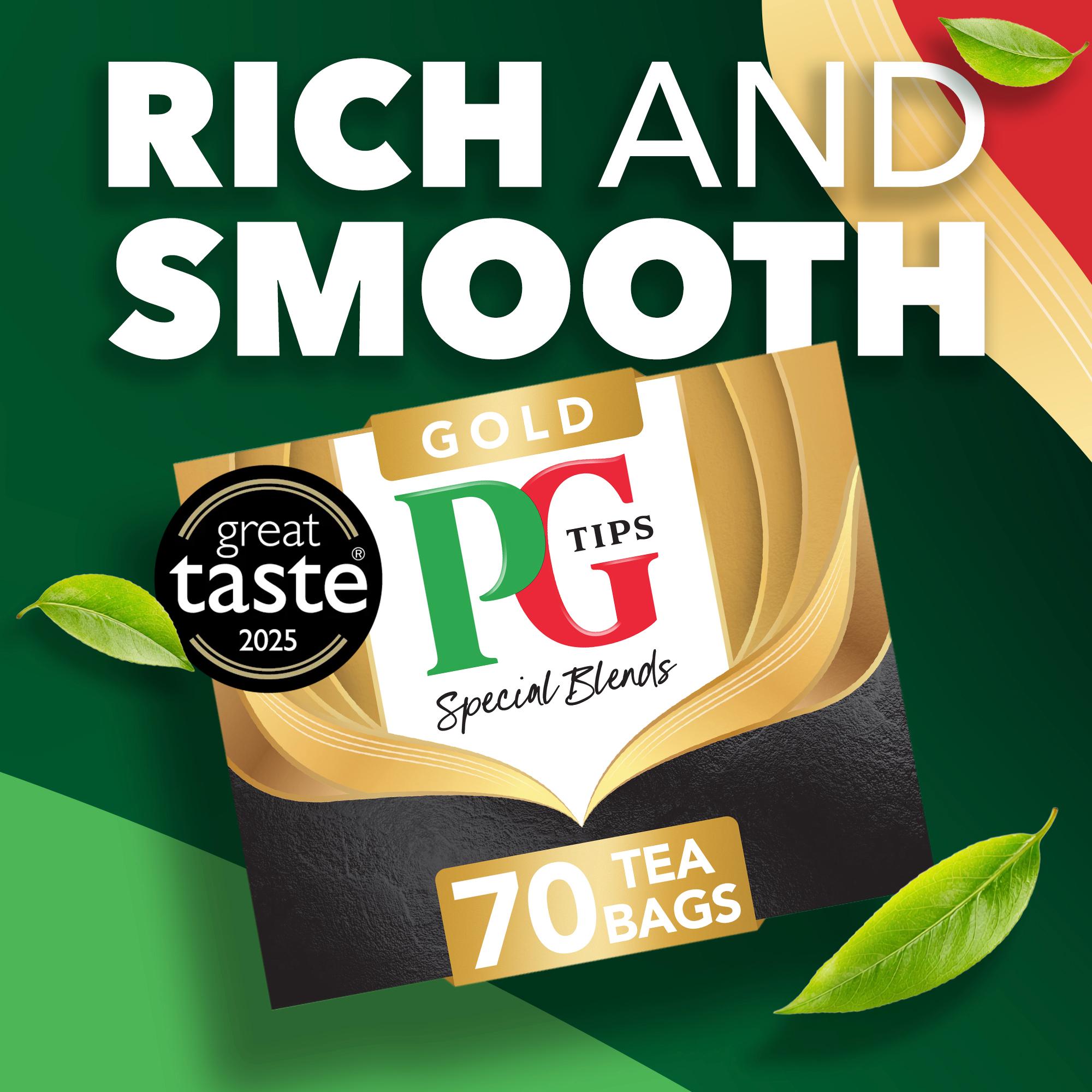 PG Tips Gold special blend tea bags 70 - British product