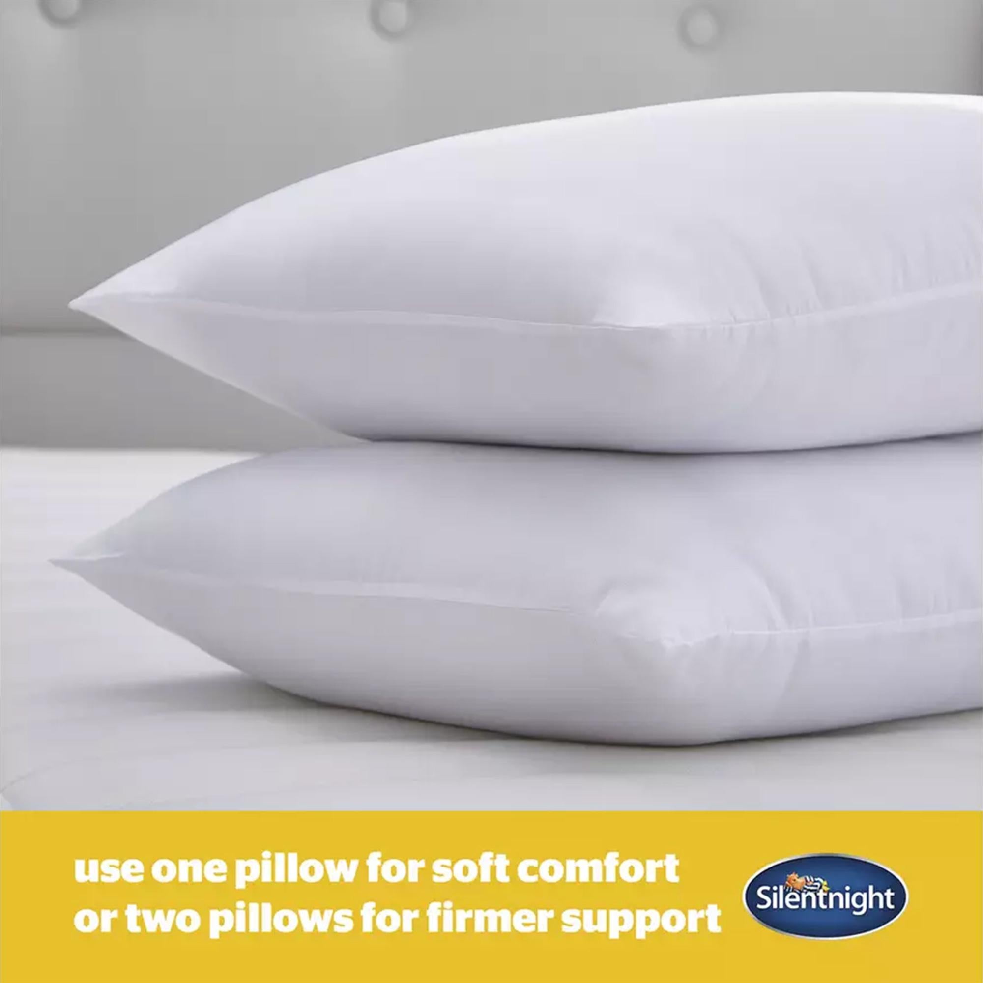 Silentnight Essentials Soft Pillow 2 Pack, UK version