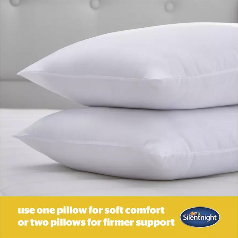 Silentnight Essentials Soft Pillow 2 Pack, UK version