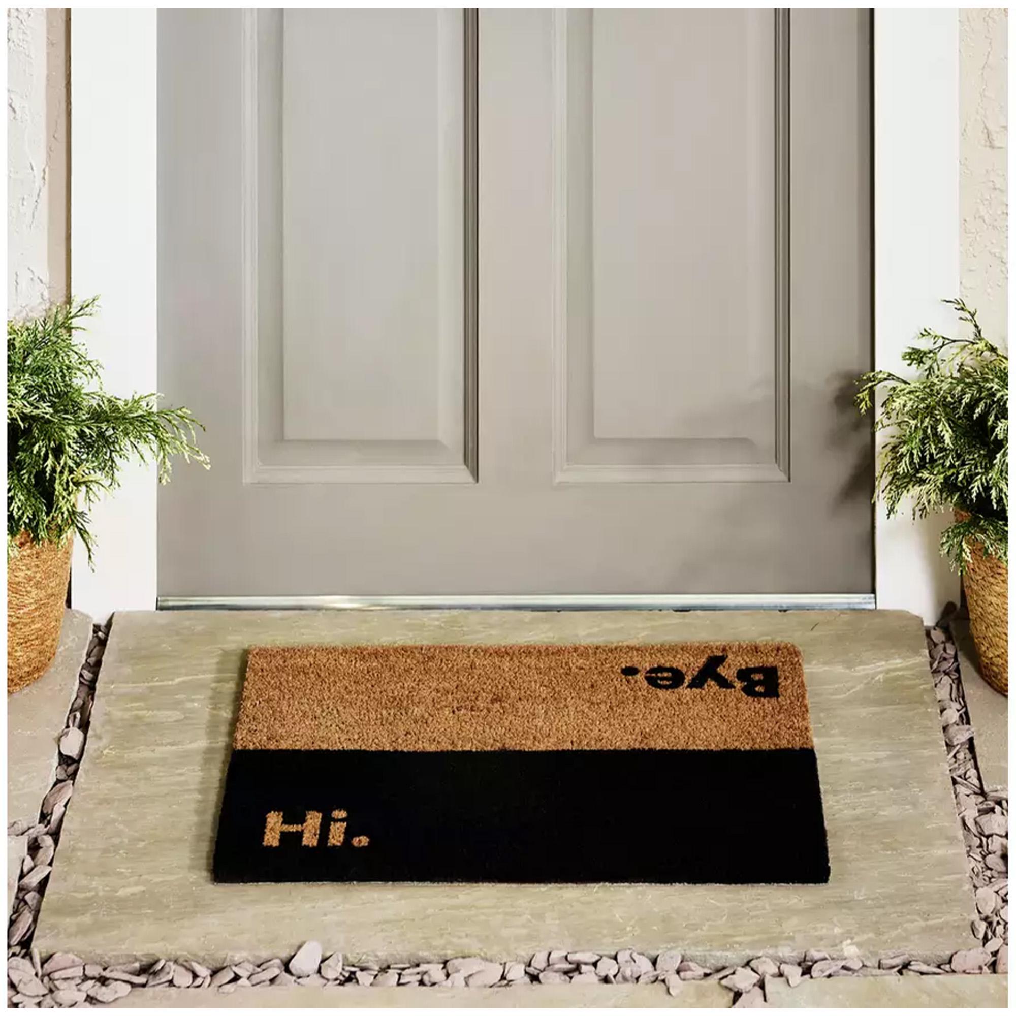 Sainsbury's Home Hi Bye coir doormat 40x60cm (British brand)