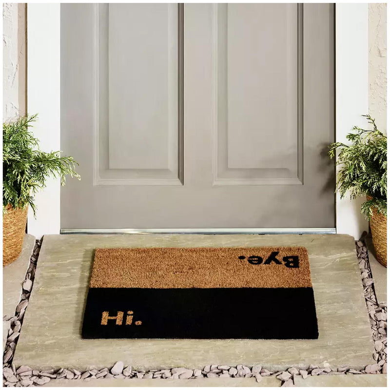 Sainsbury's Home Hi Bye coir doormat 40x60cm (British brand)