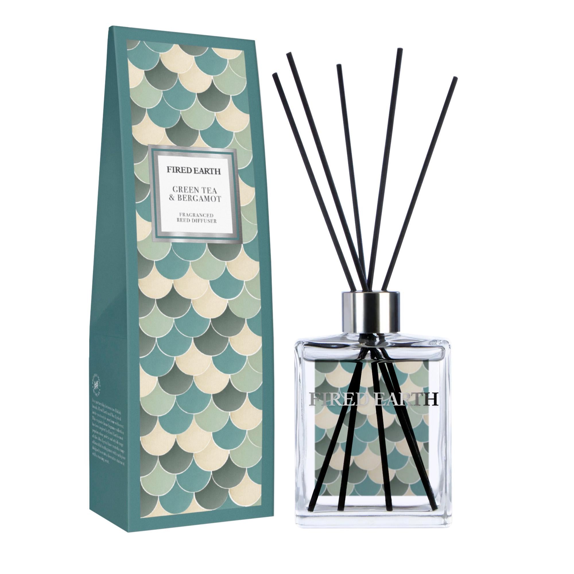 Wax Lyrical diffuser Green Tea & Bergamot 180ml, imported from the UK