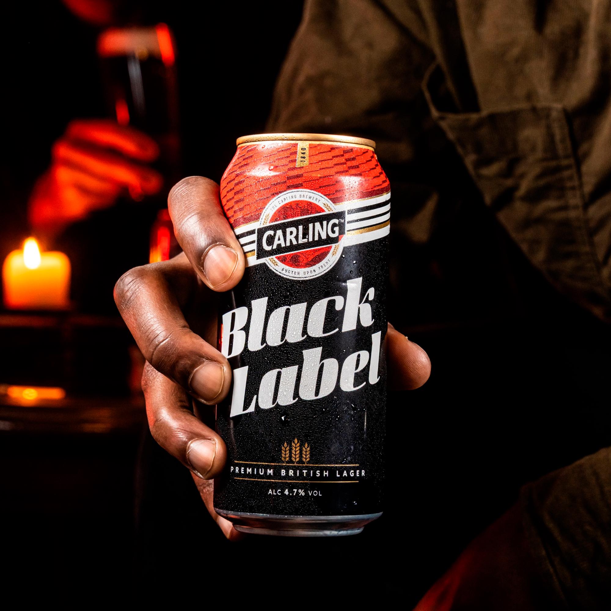 Carling Black Label Premium Lager 660ml, imported from the UK