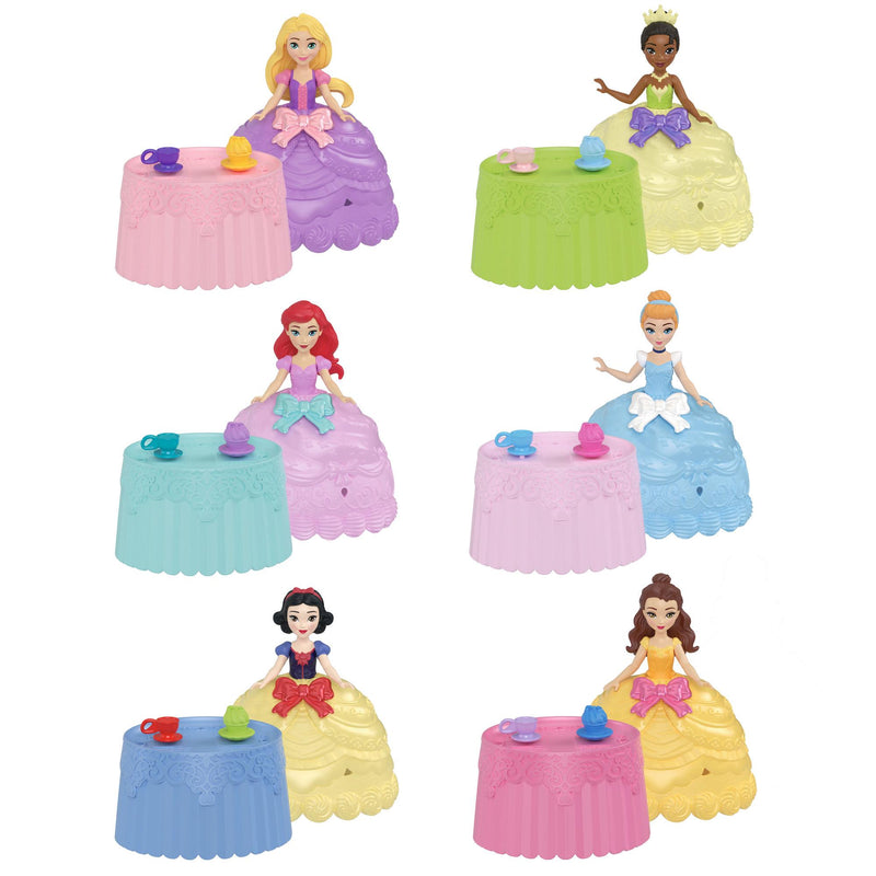 Disney Princess mystery cupcake doll with tea party accessories - British product