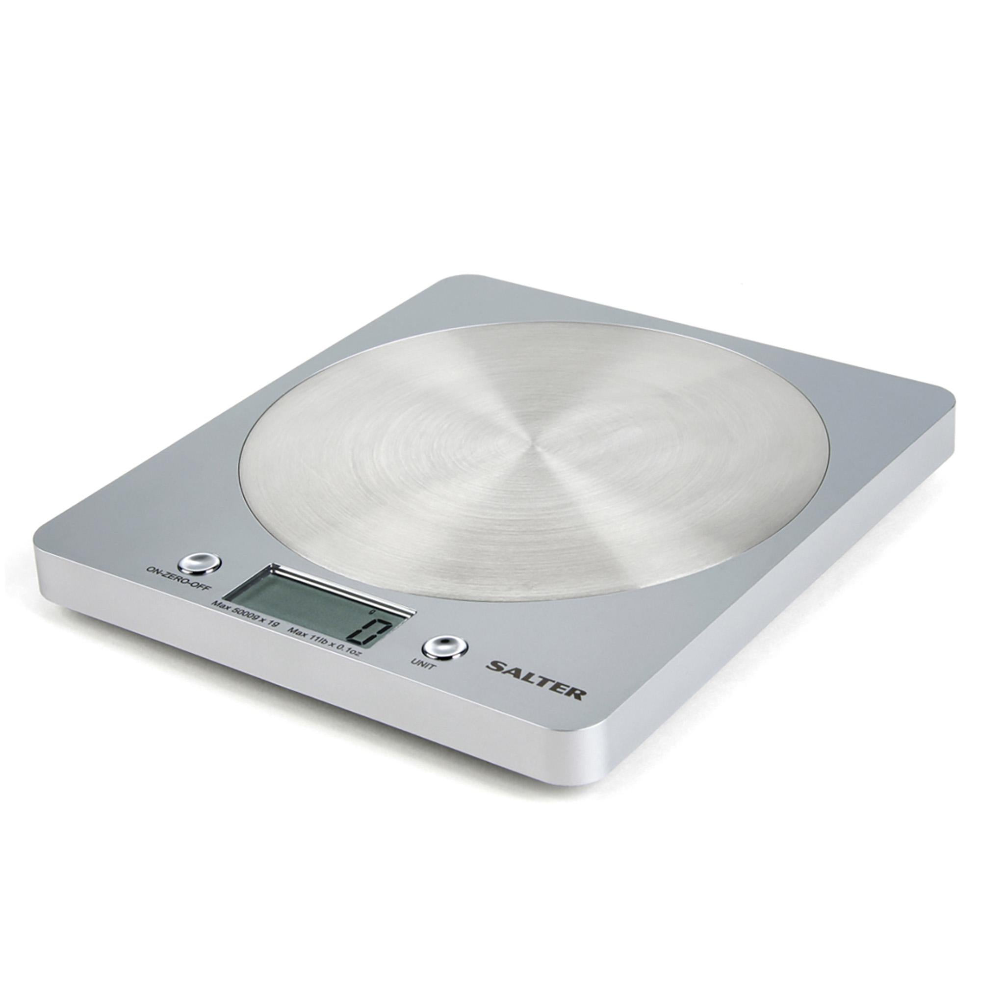 Salter electronic kitchen scale silver (British brand)