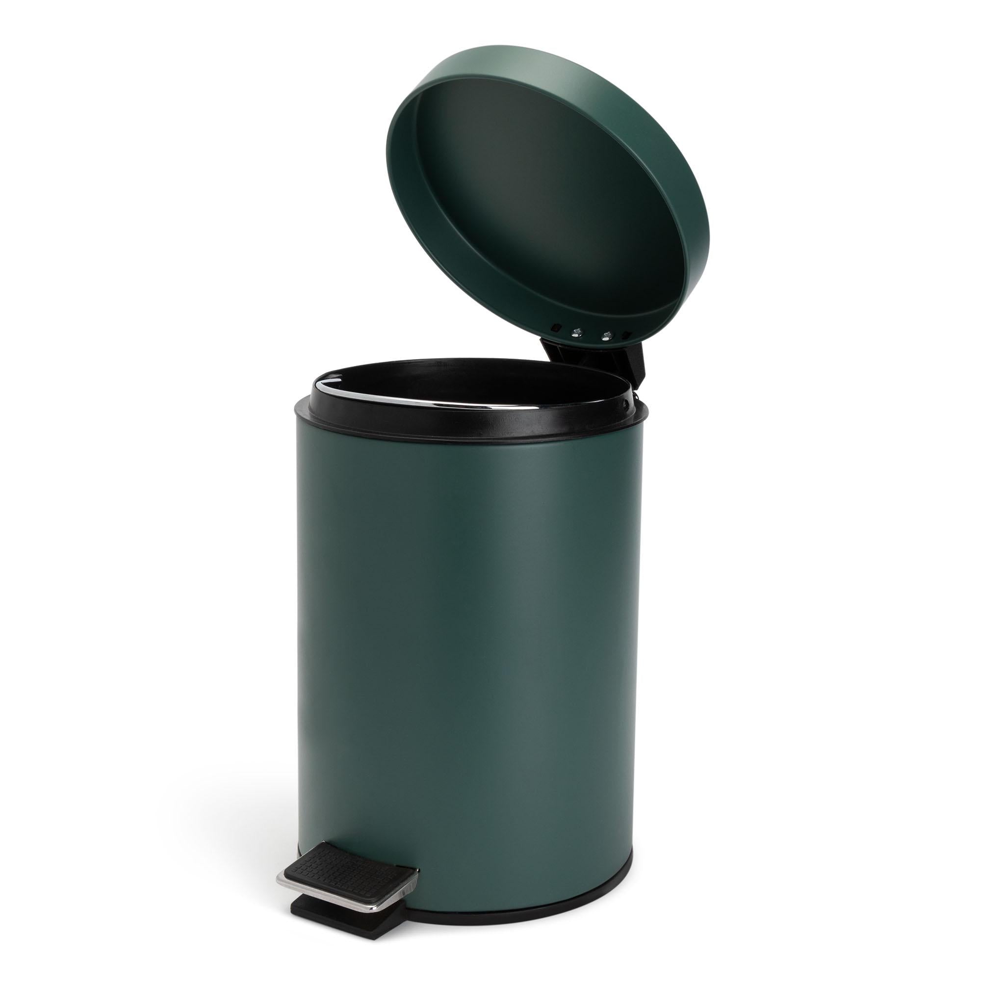 Habitat Dark Green Waste Pedal Bin 3 Litres, UK version