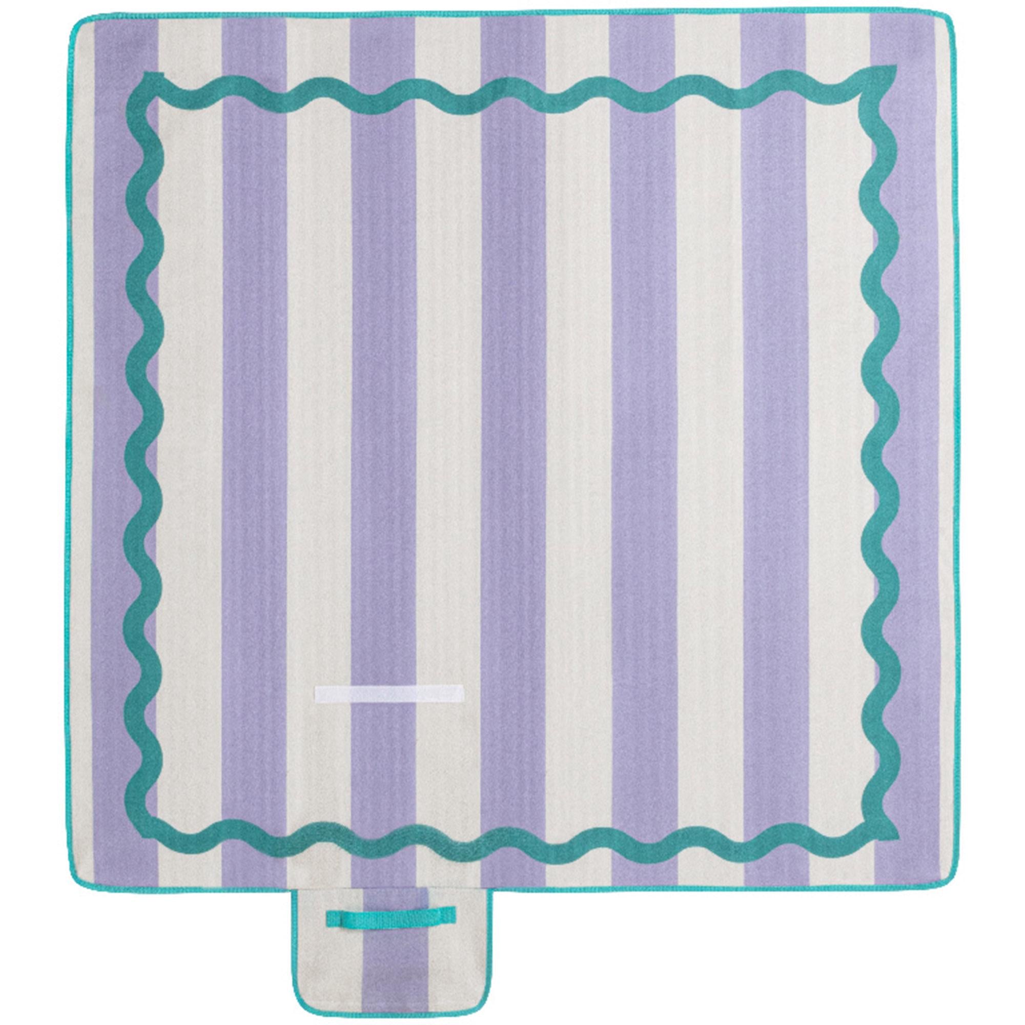Sainsbury's Home Scandi Wiggle picnic rug 135x135cm (British brand)