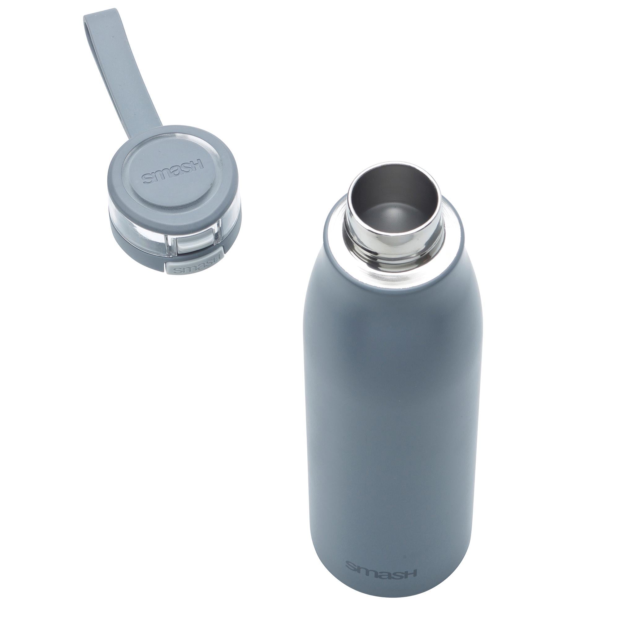 Smash Charcoal Bottle Stainless Steel Chugger 690ml (British brand)