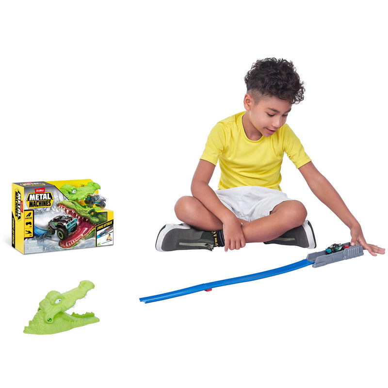 Zuru Metal Machines crocodile racing car toy (British brand)