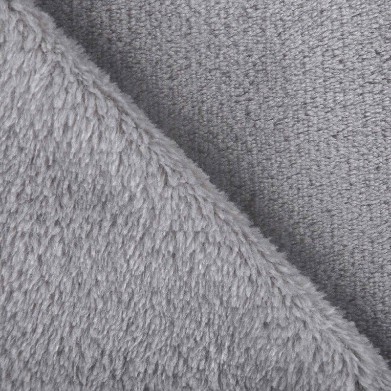 Sainsbury's fleece throw in flint grey 125x150cm (British brand)