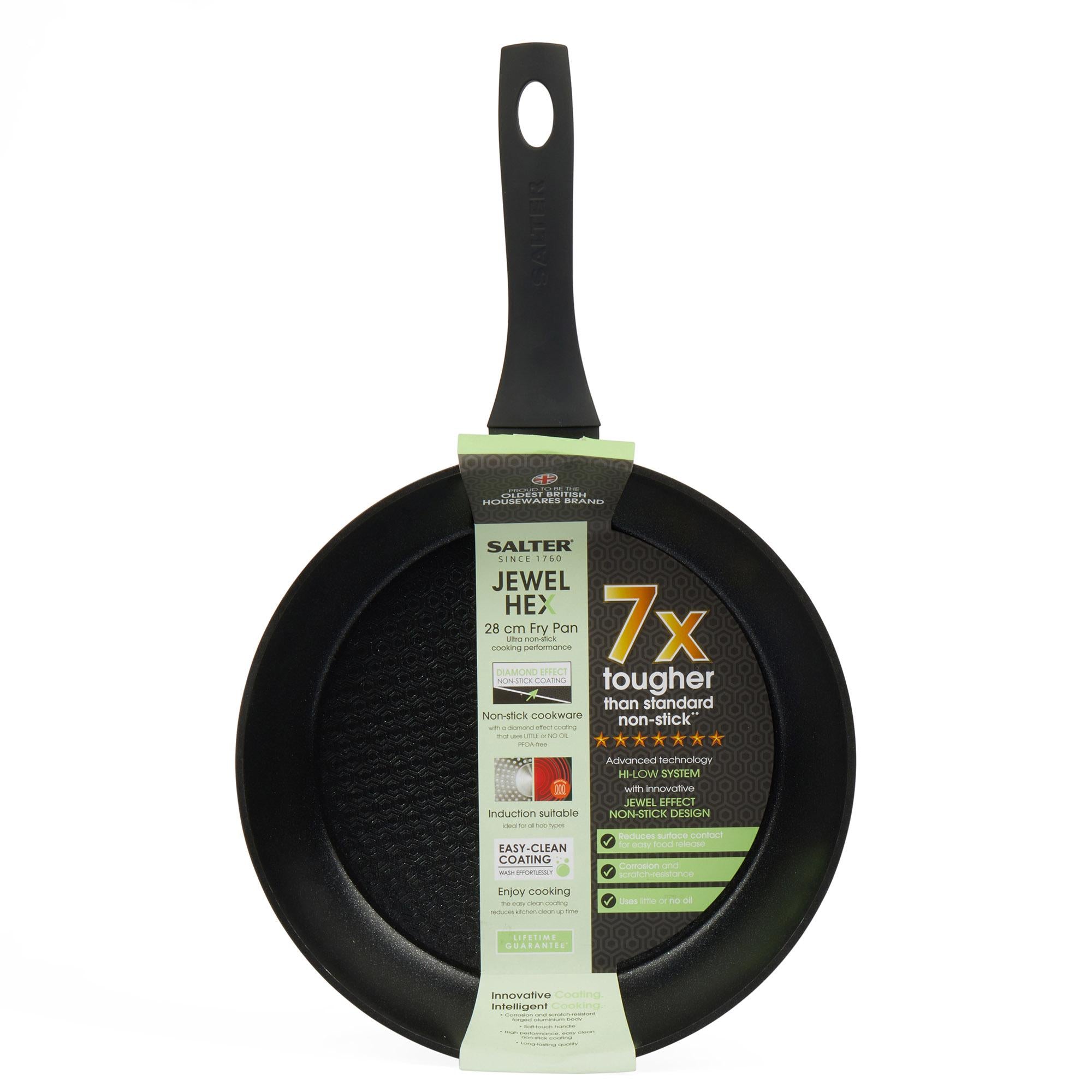 Salter Jewel Hex frying pan 28cm (British brand)