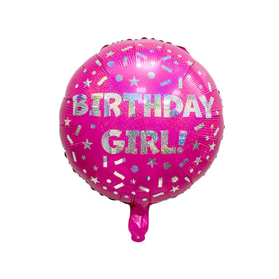 Sainsburys Sainsbury's Home Birthday Girl Foil Balloon Pink 18- Buy online at McGrocer