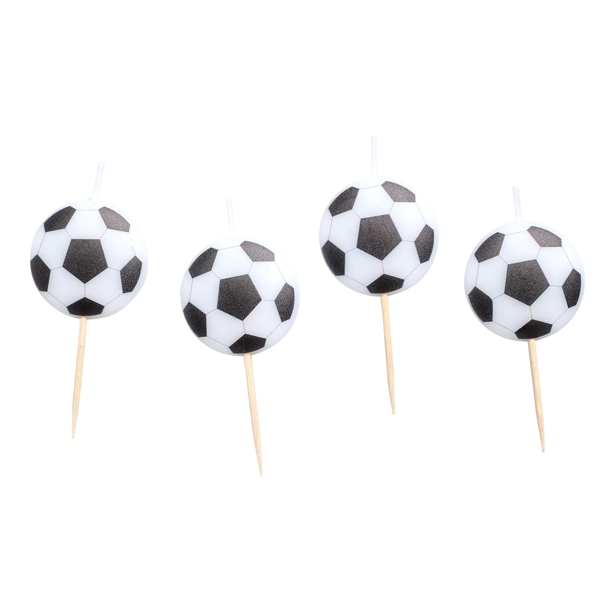 Sainsbury's Home football icon candles pack of 4 - British product