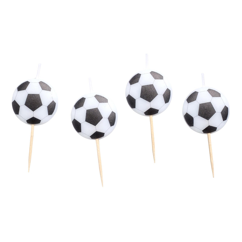 Sainsbury's Home football icon candles pack of 4 - British product