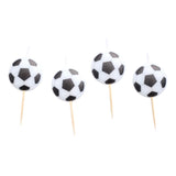 Sainsbury's Home football icon candles pack of 4 - British product