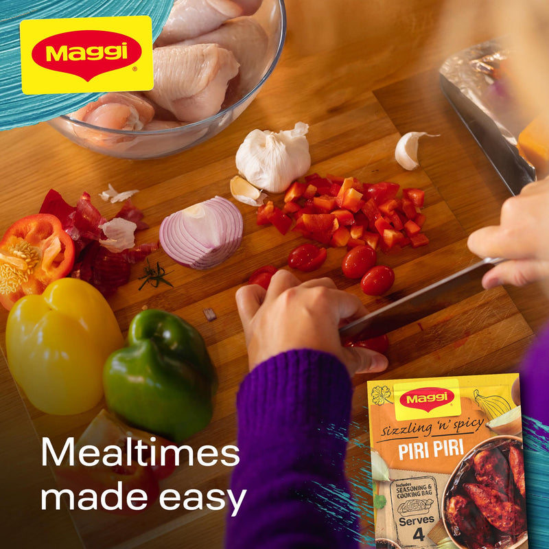 Maggi piri piri recipe mix 27g, imported from the UK